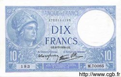 10 Francs MINERVE modifié FRANCE  1939 F.07.04 SUP+