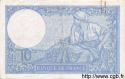 10 Francs MINERVE modifié FRANCE  1939 F.07.05 TTB