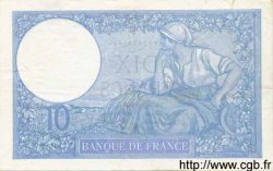 10 Francs MINERVE modifié FRANCE  1939 F.07.13 TTB à SUP