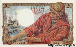 20 Francs PÊCHEUR FRANCE  1942 F.13.02 SPL