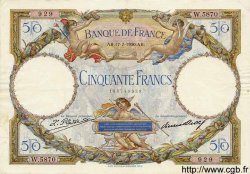 50 Francs LUC OLIVIER MERSON FRANCE  1930 F.15.04 TTB