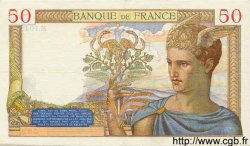 50 Francs CÉRÈS FRANCE  1935 F.17.06 TTB+ à SUP