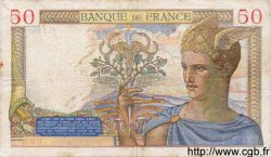50 Francs CÉRÈS modifié FRANCE  1939 F.18.31 pr.TTB