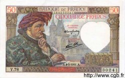 50 Francs JACQUES CŒUR FRANCE  1941 F.19.10 pr.NEUF