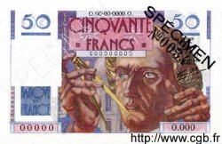50 Francs LE VERRIER FRANCE  1946 F.20.01Spn pr.NEUF