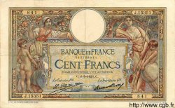 100 Francs LUC OLIVIER MERSON grands cartouches FRANCE  1926 F.24.05 TTB