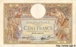 100 Francs LUC OLIVIER MERSON type modifié FRANCE  1938 F.25.16 TB+