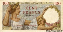 100 Francs SULLY FRANCE  1940 F.26.37