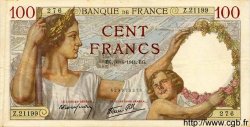 100 Francs SULLY FRANCE 1941 F.26.51
