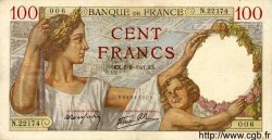 100 Francs SULLY FRANCE 1941 F.26.53
