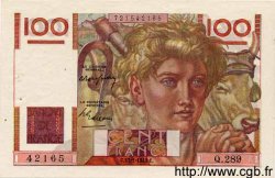 100 Francs JEUNE PAYSAN FRANCE  1949 F.28.21 SUP+ à SPL