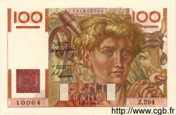 100 Francs JEUNE PAYSAN FRANCE  1949 F.28.22 SPL