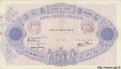 500 Francs BLEU ET ROSE modifié FRANCE  1939 F.31.25 TTB+
