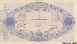 500 Francs BLEU ET ROSE modifié FRANCE  1939 F.31.47 TTB+