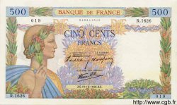 500 Francs LA PAIX FRANCE  1940 F.32.11 SUP+
