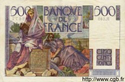 500 Francs CHATEAUBRIAND FRANCE  1953 F.34.12 TTB+ à SUP