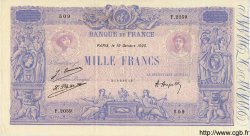 1000 Francs BLEU ET ROSE FRANCE  1925 F.36.42 SUP+