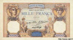 1000 Francs CÉRÈS ET MERCURE FRANCE  1930 F.37.05Sp pr.NEUF
