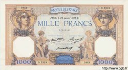 1000 Francs CÉRÈS ET MERCURE FRANCE  1933 F.37.08 SUP+