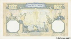 1000 Francs CÉRÈS ET MERCURE type modifié FRANCE  1937 F.38.03 TB+