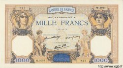1000 Francs CÉRÈS ET MERCURE type modifié FRANCE  1937 F.38.04 XF