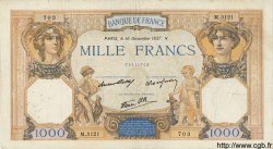 1000 Francs CÉRÈS ET MERCURE type modifié FRANCE  1937 F.38.07 pr.TB