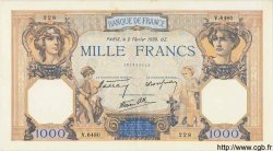 1000 Francs CÉRÈS ET MERCURE type modifié FRANCE  1939 F.38.34 SPL