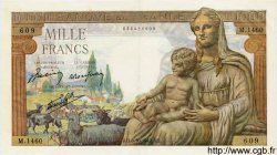 1000 Francs DÉESSE DÉMÉTER FRANCE  1942 F.40.08 SUP+