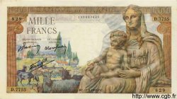 1000 Francs DÉESSE DÉMÉTER FRANCE  1943 F.40.33 TTB+ à SUP