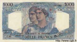 1000 Francs MINERVE ET HERCULE FRANCE  1945 F.41.06 SPL