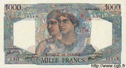1000 Francs MINERVE ET HERCULE FRANCE  1946 F.41.17