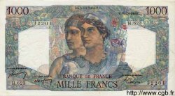 1000 Francs MINERVE ET HERCULE FRANCE  1949 F.41.30 TTB+