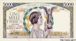 5000 Francs VICTOIRE Impression à plat FRANCE  1939 F.46.04 SUP