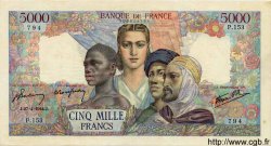 5000 Francs EMPIRE FRANCAIS FRANCE  1944 F.47.07 pr.SUP