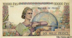 10000 Francs GÉNIE FRANÇAIS FRANCE  1945 F.50.01Sp SUP