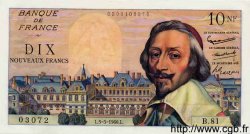10 Nouveaux Francs RICHELIEU FRANCE  1960 F.57.07 pr.SPL