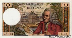 10 Francs VOLTAIRE FRANCE  1969 F.62.37 SPL