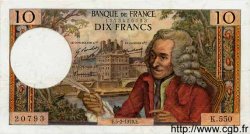 10 Francs VOLTAIRE FRANCE  1970 F.62.42 TTB+