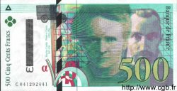 500 Francs PIERRE ET MARIE CURIE Barre FRANCE  1998 F.76f7.04 NEUF