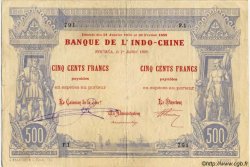 500 Francs NOUVELLE CALÉDONIE  1898 P.13a TTB