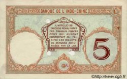 5 Francs NOUVELLE CALÉDONIE  1927 P.36as TTB