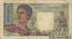 20 Francs NOUVELLE CALÉDONIE  1954 P.50b TB