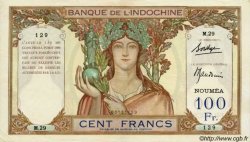 100 Francs NOUVELLE CALÉDONIE  1937 P.42b TTB+