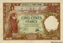 500 Francs NOUVELLE CALÉDONIE  1927 P.38s TB