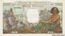 1000 Francs NOUVELLE CALÉDONIE  1947 P.43bs SPL+