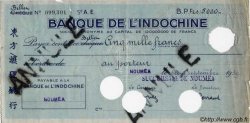 5000 Francs NOUVELLE CALÉDONIE  1939 P.41 TB+
