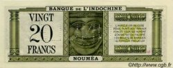20 Francs Annulé NOUVELLE CALÉDONIE  1944 P.49 pr.NEUF