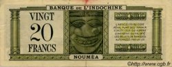 20 Francs NOUVELLE CALÉDONIE  1944 P.49 TTB+