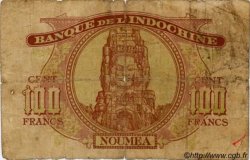100 Francs NOUVELLE CALÉDONIE  1942 P.44 B