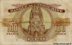 100 Francs NOUVELLE CALÉDONIE  1944 P.46b pr.B